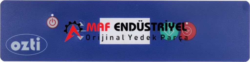 ÖZTİRYAKİLER YAPIŞTIRICI KONTROL PLAKASI 285×70 mm